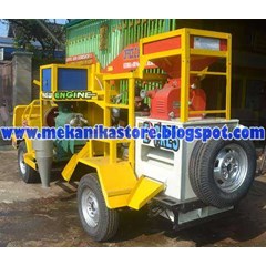 mesin selep gilingan padi roda 4 - rmu huller keliling - penggiling padi jalan
