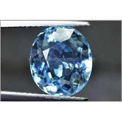 bautiful & sparkling light blue aquamarine top colour - baq 007