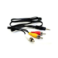 kabel audio 3, 5mm to 3 rca ( komputer bintaro, pondok indah, rempoa, ciputat, lebak bulus, pondok pinang, rs fatmawati jakarta selatan)