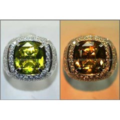 sparkling hot natural no heat alexandrite change colour chrysoberyl - rax 073