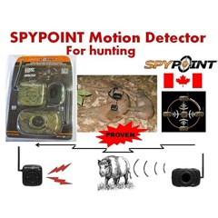 spypoint motion detector set for hunting