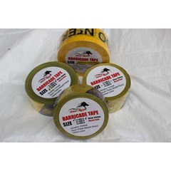 barricade tape / police line yellow black