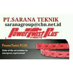 pt sarana power twist belt plus fenner drives power twist belt type a b z