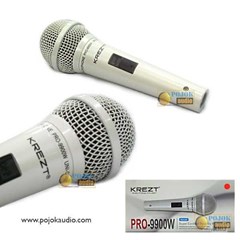 krezt pro 9900w white microphone dynamic berkabel