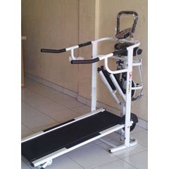 alat olahraga aibi fitnes pembakar kalori treatmil tretmill manual 6 fungsi