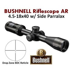 riflescope bushnell ar 4.5-18x40 w/ side parralax