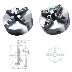 four jaw self centring chuck