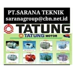 pt sarana tatung electric motor 2 pole tatung electric motor