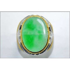 beautiful vivid green jade/ giok burma - jd 055