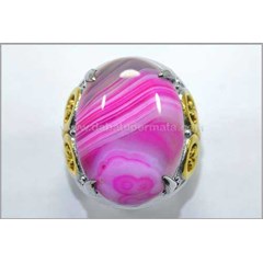 batu antik chalcedony sulaiman ungu segar - rch 076