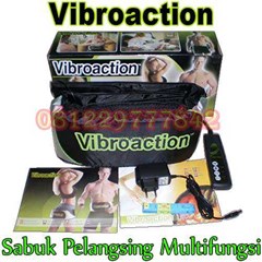 sabuk penghancur lemak vibroaction slimming belt asli