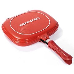 happy call double pan alat masak 2 sisi kulit jeruk tidak lengket