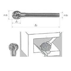 sd-14m solid carbide rotary burr, yamacut