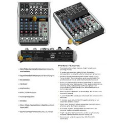 behringer q 802 u soundcard usb recording