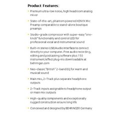behringer q502 usb soundcard recording