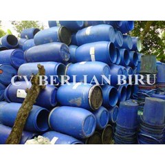 drum plastik biru