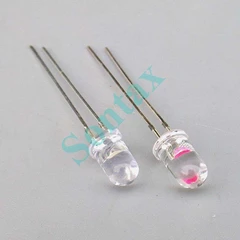 led super bright 5mm warna putih biru hijau merah pink uv