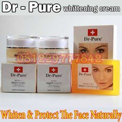 pemutih wajah bpom dr pure original whitening face cream 