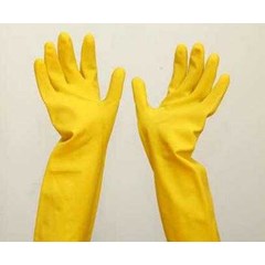 sarung tangan karet latex 13 inch 15 inch - perkebunan - pertanian - cleaning service - janitorial surabaya