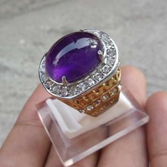 batu permata kecubung ungu berkualitas