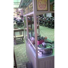 rombong aluminium full roda besar murah di malang