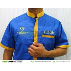 buat baju / contoh design kemeja rs royal prima ( cook) / seragam kerja