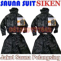 baju pembakar lemak jaket pelangsing badan sauna suit siken asli
