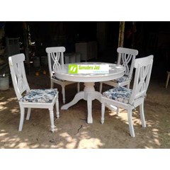 set kursi makan vintage classic