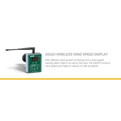 gs320 wireless wind speed display