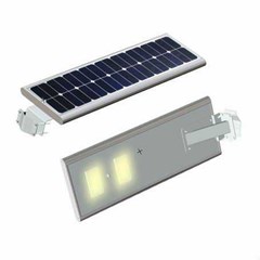 pju tenaga surya led 40 watt, solar cell lampu jalan umum all in one system, lampu jalan siap pakai, integrated solar street light led 40 watt, lampu jalan terintegrasi dalam satu sistem
