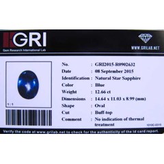 natural blue sapphire star istimewa ( code: sf580)