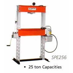 spx power team hydraulic presses driven by hand pump, 