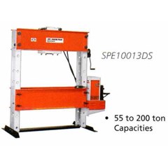 spx power team hydraulic presses driven by hand pump, 
