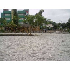 paving block / conblock pemasangan, bahan dan alat