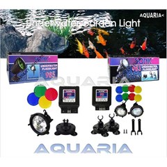 penerangan dalam air • water garden light show
