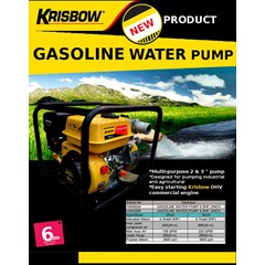 gasoline water pump 6.5hp / pompa air bensin 6.5hp
