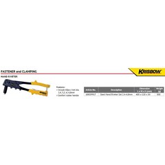 steel hand riveter set 2.4 - 4.8mm krisbow ( 10029917)