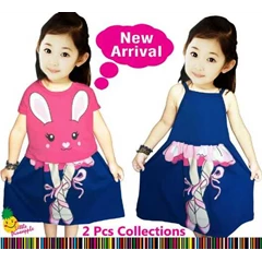 dg549/ 551 - dress rabbit girl little pineapple
