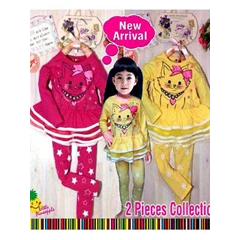 sg558/ 562 - setelan marie cat little pineapple