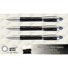 montblanc starwalker black mystery #104226 rollerball pen souvenir
