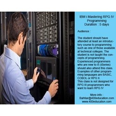 training ibm i mastering rpg iv programming