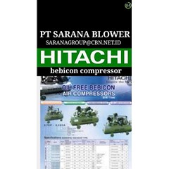 bebicon air compressor hitachi pt, sarana teknik