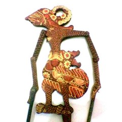 wayang batik kayu