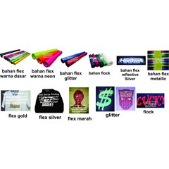 bahan polyflex & polyflock untuk kaos