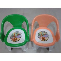 kursi anak plastik smile zoo (bahan plastik tebal)