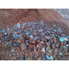 hasil tambang iron ore , copper ore / batu tembaga