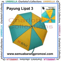 payung lipat 3 / fold 3 umbrella / payung promosi / promotion umbrella