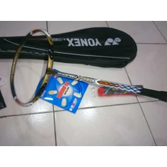 raket badminton yonex nanospeed 7700 + bg6 + tas +grip