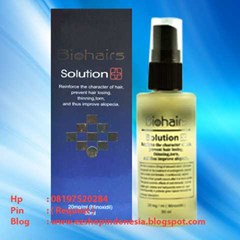 bio hairs solution ( penumbuh dan penyubur rambut )