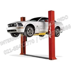 2 post lift baseless untuk service mobil